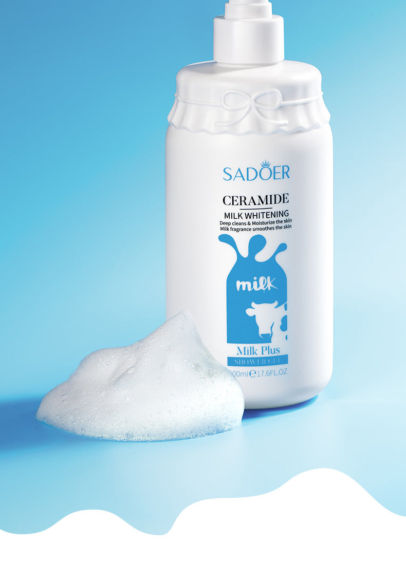 Milk Body Wash SADOER Hydrating, smooth, clean fragrance body wash for cross-border foreign trade wholesale