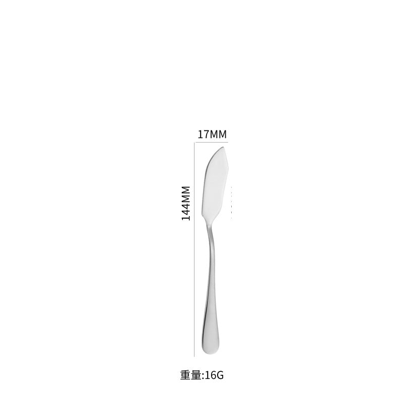1010Stainless Steel Public Tableware Salad Dessert Spoon Fork Hotel Restaurant Self-service Spoon Fork Set