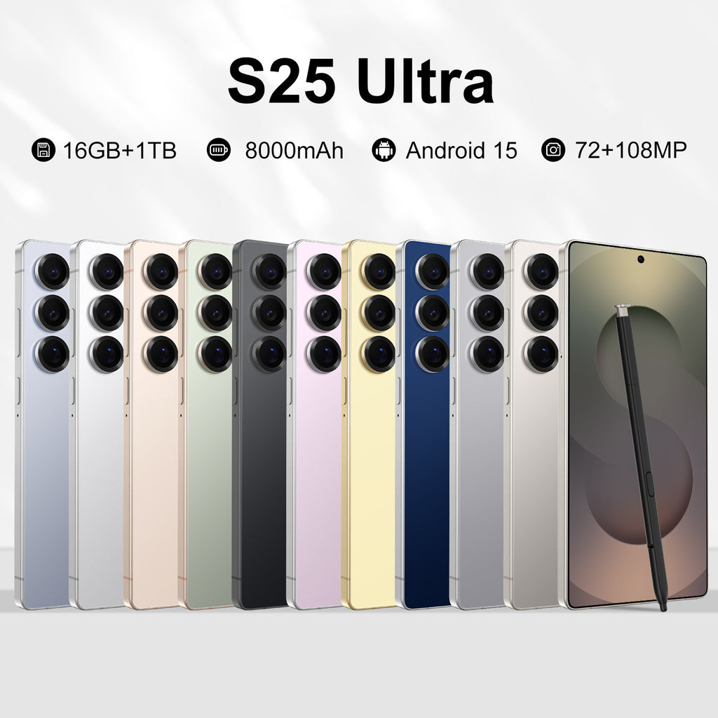 Popular S25Ultra Android7.3inch smartphone16+1T AliExpress Mobile Source Factory