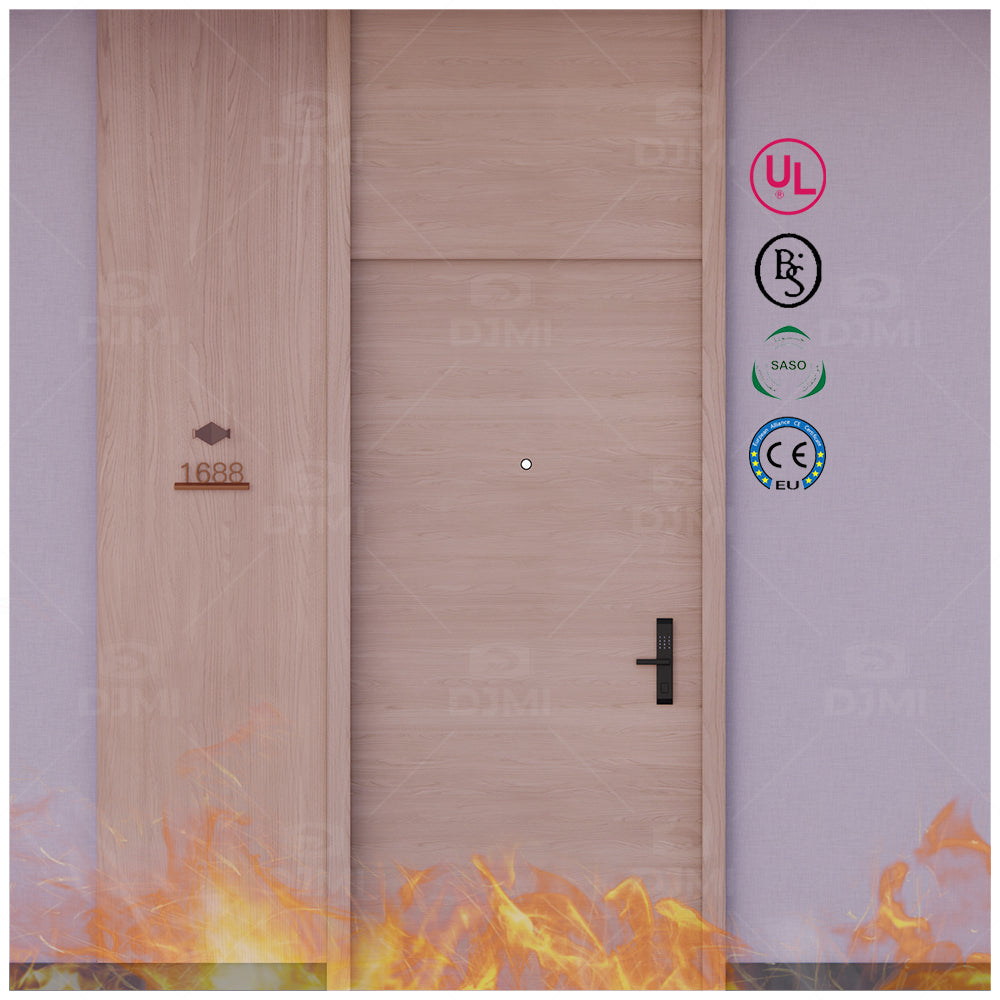 Professional in Custom High Quality Door for Hotel Room Fireproof Hotel Room Door Fire Rated Hotel Door