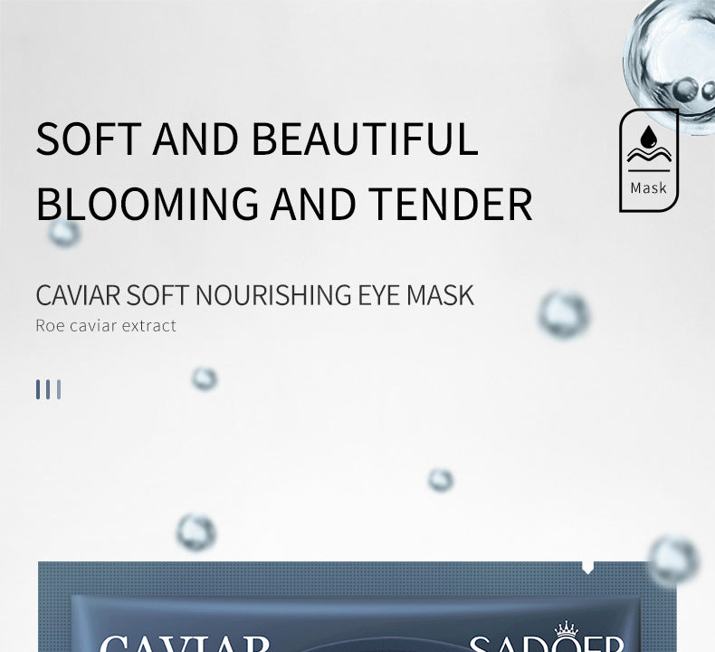 Eye Mask SADOER Caviar Eye Mask Pack Moisture replenishment Cross-border Foreign Trade Skincare Wholesale
