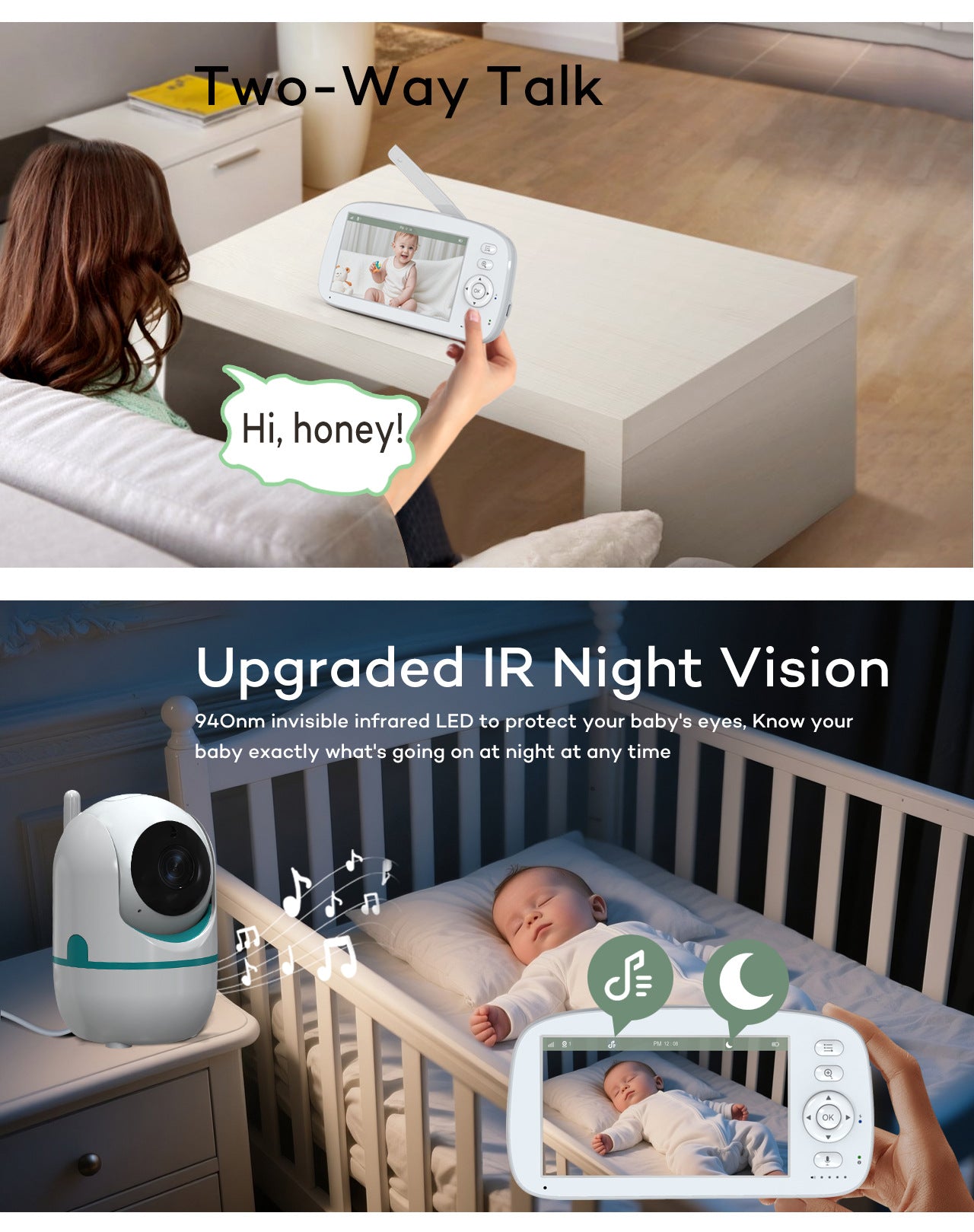 Wireless Camera wifi Mobile Phone Remote Monitoring Intelligent Night Vision HD PTZ Voice Intercom Monitor