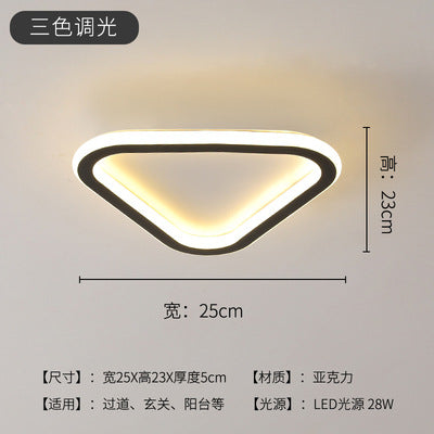 Aisle Light Entryway Hallway Light Iron Art Stair Light Cloakroom led Ceiling lamp balcony lamp Zhongshan lighting fixtures