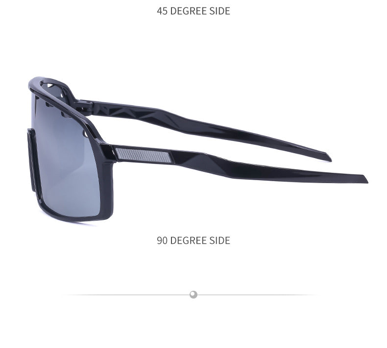 New Colorful Cycling Glasses for Men1998One-piece sunglasses European and American fashion outdoor sports sunglasses