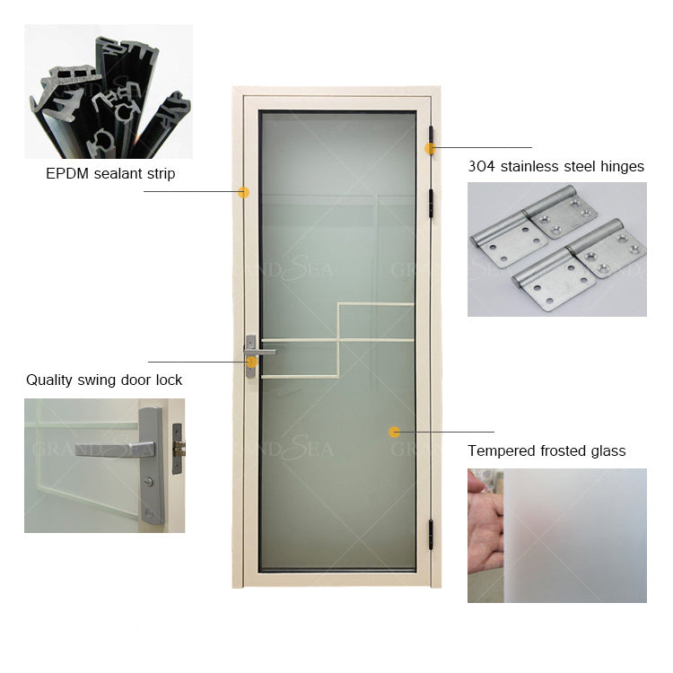 Hot Sale Entry Easy Sliding Shower Door 10cm Adjustment 6mm Tempered Glass Shower Room