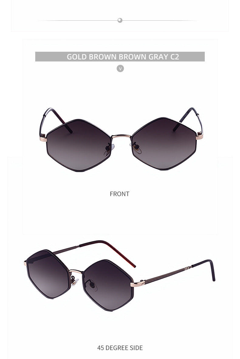 Polygonal Sunglasses for Women with a Sense of Sophistication2025New European and American fashion sunglasses driving UV protection glasses
