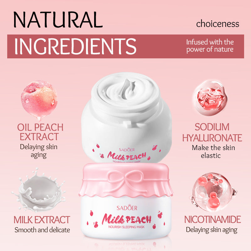 Fruit Mask120gSADOER Milk Nourishing Hydrating Moisturizing Sleeping Mask Cross-Border Wholesale