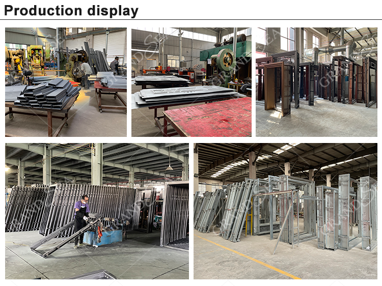 Customized Home Front Exterior Main Entry Steel Security Doors for House