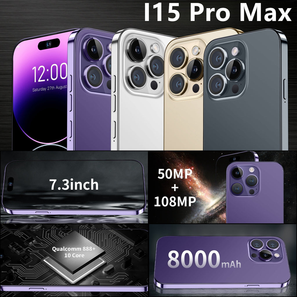 Specially designed for smartphones I15ProMax Super Large Screen16+1T Factory Direct Wholesale(Popular)