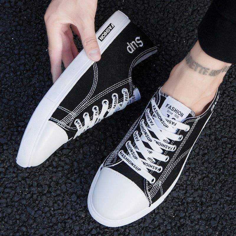 Spring Summer Men's Shoes New Thick-Soled Sneakers Versatile Shoes for Men and Middle School Students Trendy Dad Shoes White