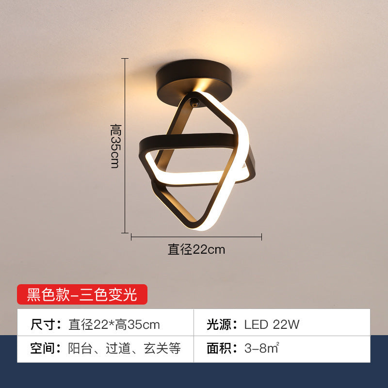 exclusive aisle lights balcony lights LED Modern Minimalist Nordic Creative Personality Cloakroom Living Room Entrance Light