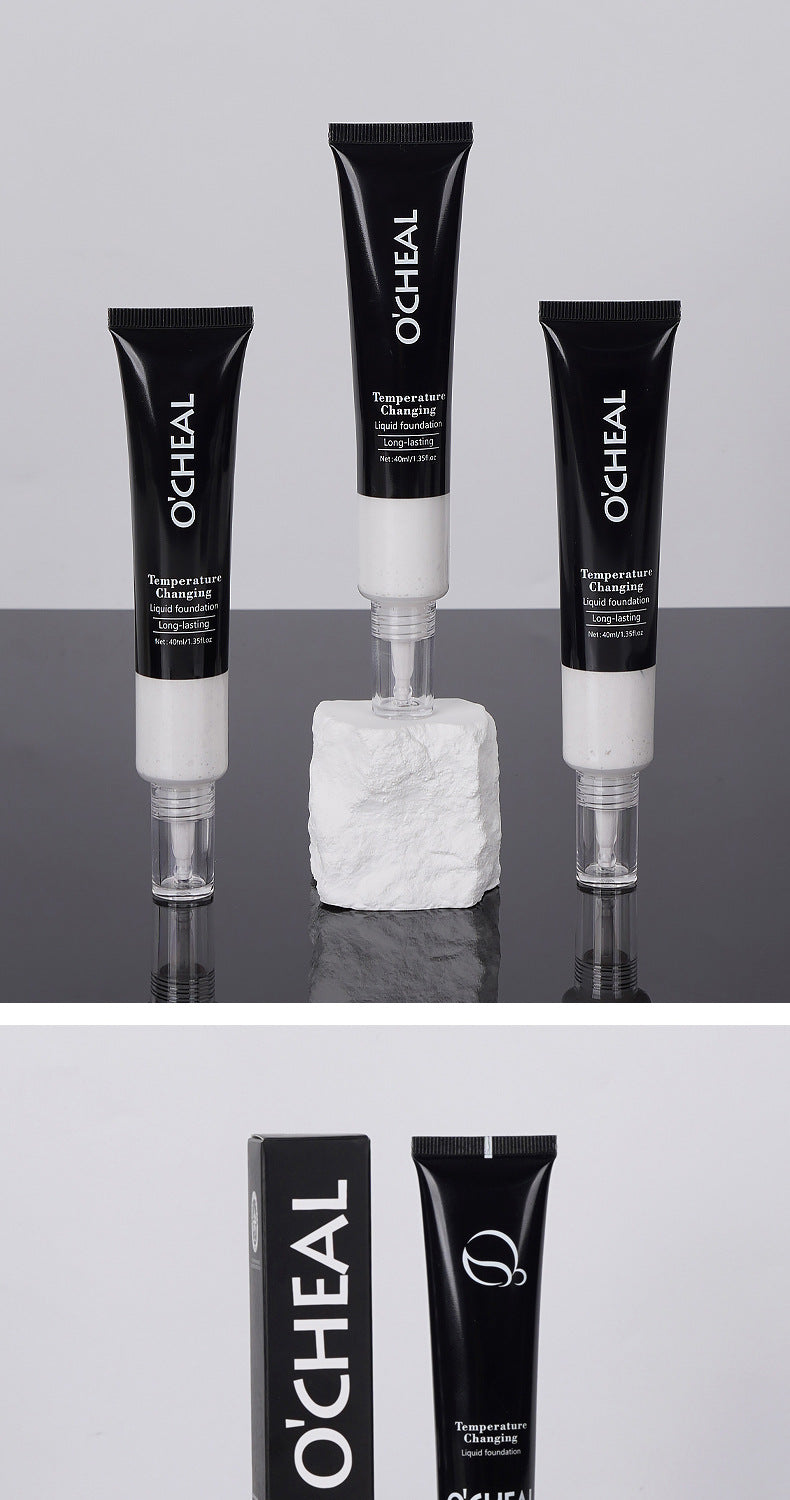 Color-Changing Foundation40ml Wheat Color Acne Scar Dark Circles Concealer Coverage Bare Skin Foundation Cream Version