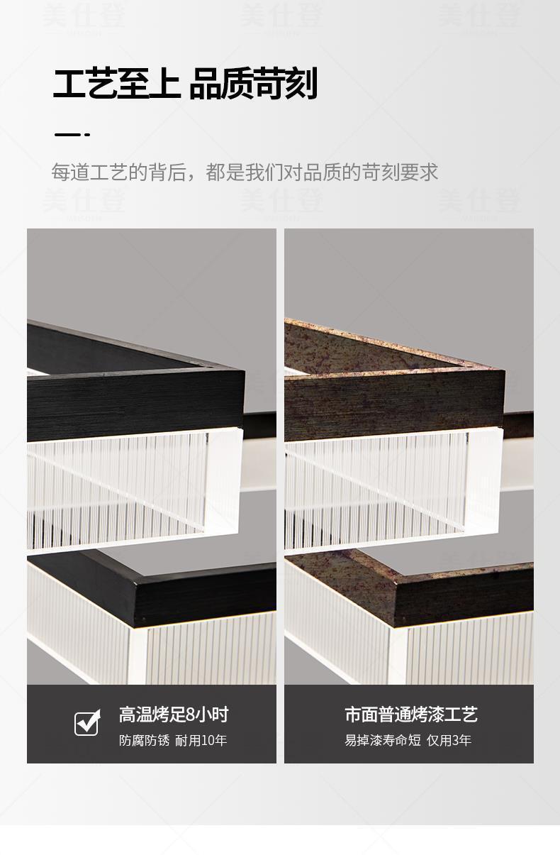 2025New High-End Light Luxury Living Room Chandelier Hall Main Light Atmospheric Dining Room Eye Protection Mountain Lamp Set Combination