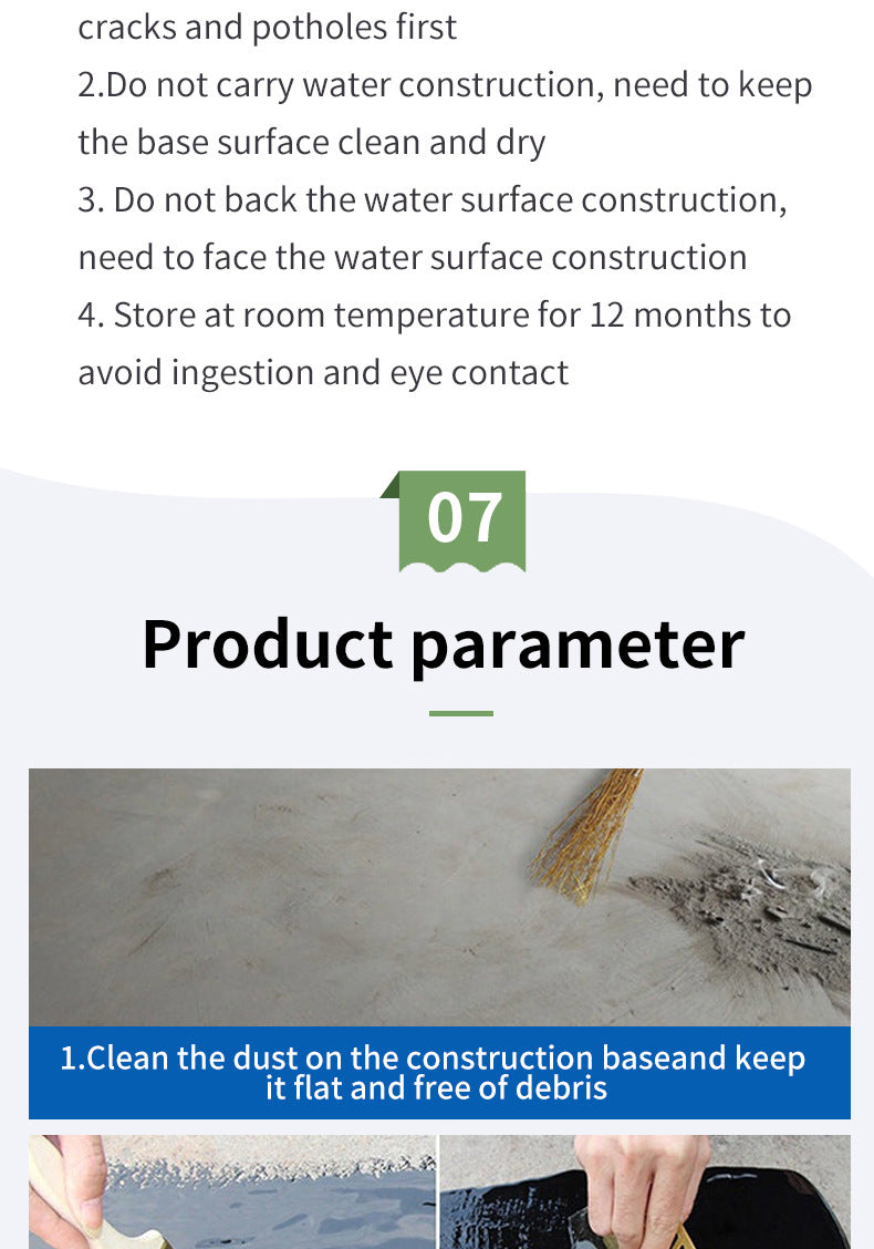 Multi-color Waterproof Leak Repair Glue Roof Waterproof Glue Coating House Leak Material Wholesale Water-based Polyurethane