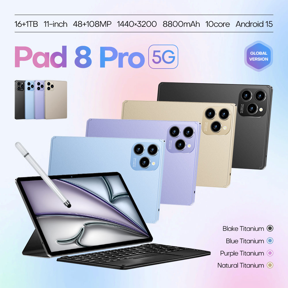 New Arrival Best Selling Android Tablet PC Pad 8 Pro 16+1T Memory in stock direct from source manufacturer