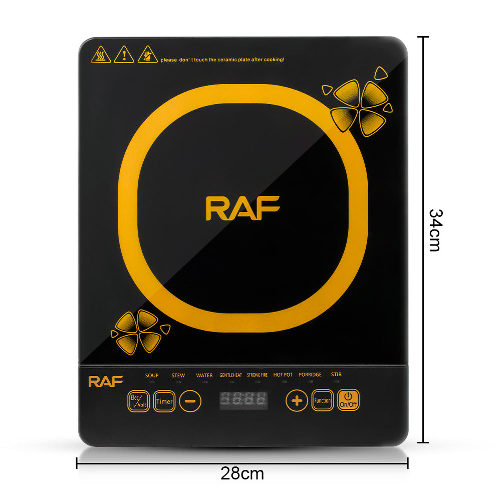 RAF European Standard Electric Ceramic Stove for Home Use, Multi-Functional High-Power Stir-Fry Hot Pot Induction Cooker, Countertop Electric Stove for Stir-Frying and Cooking