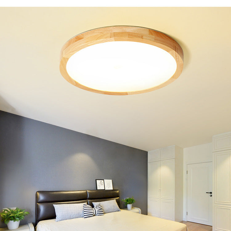 Solid Wood Bedroom Ceiling Light led Modern Simple Walnut Wood Room Lamp Creative Living Room Lamp Home Atmosphere Wholesale