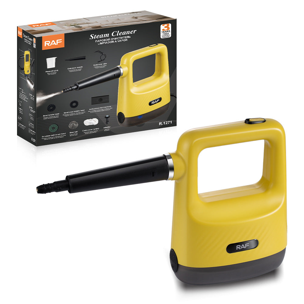 RAF European Standard Handheld Small Portable Vertical High-Temperature Steam Cleaner7Set of Household Steam Cleaning Wipes