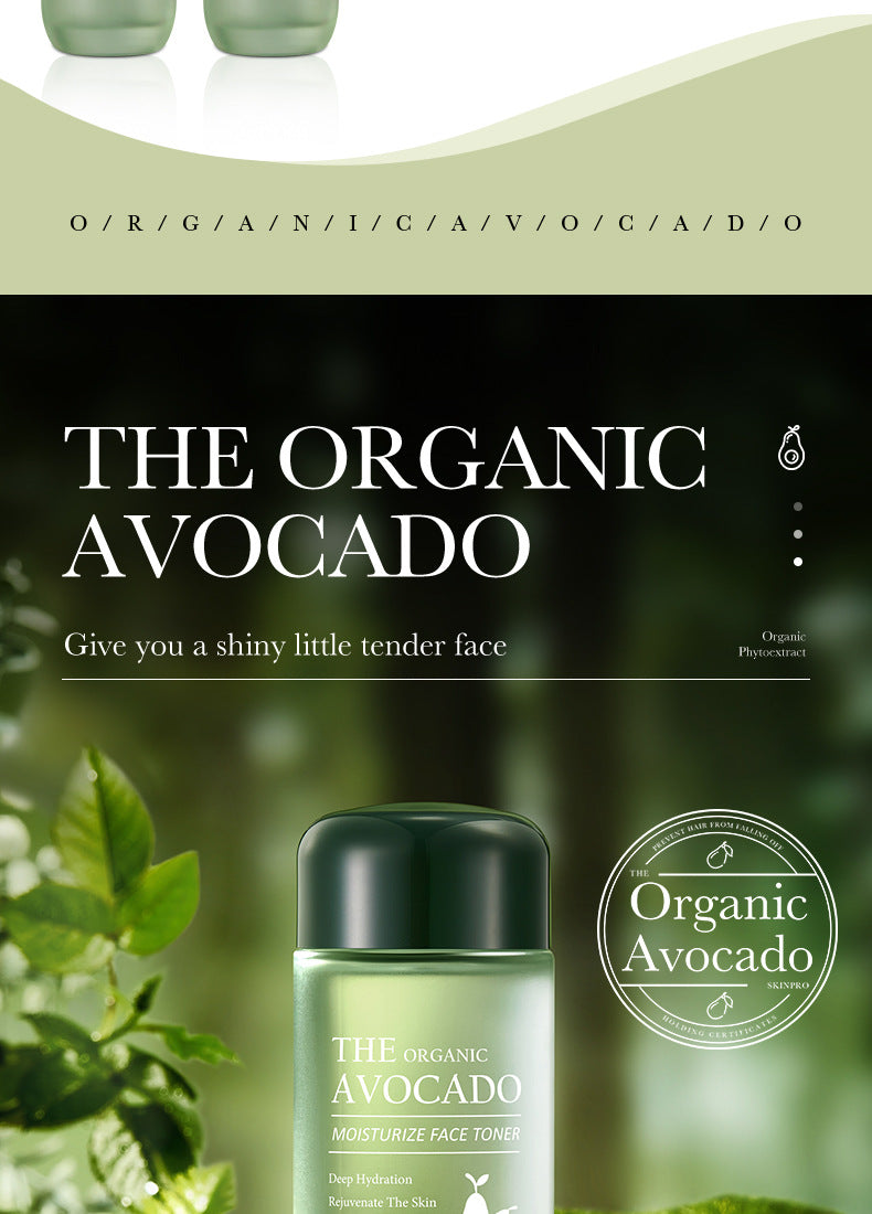 Full English Avocado Skincare Set SADOER Cleansing, moisturizing and moisturizing six-piece set  foreign trade wholesale