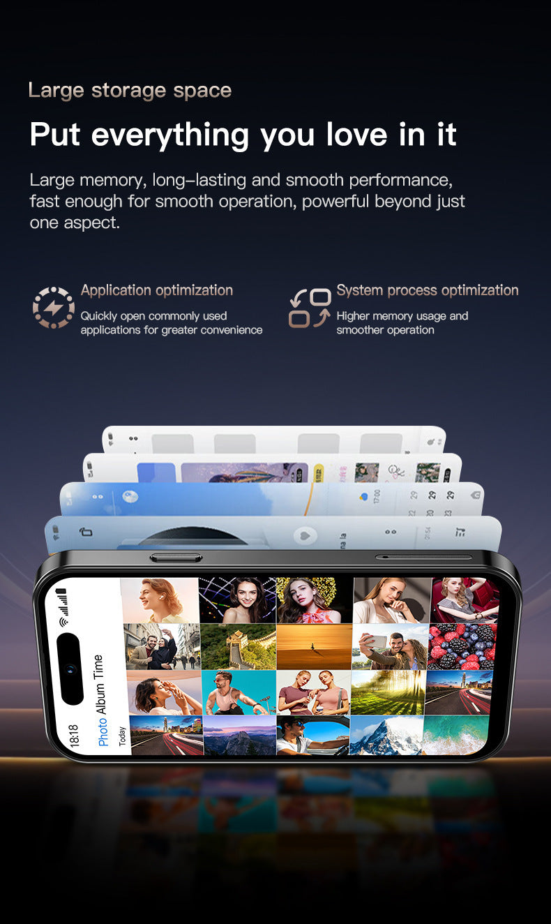 M16 PRO Hot Sale Smart Mini Phone4.0Inch Screen Dual SIM Ultra-Thin Quad-Core Backup Phone Foreign Language