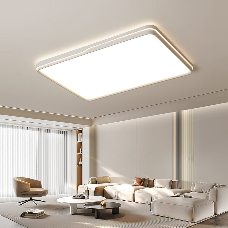 Full Spectrum Eye Protection Living Room Main Light2025New Trendy Cream Style Rectangular Ceiling Light Full House Zhongshan Lighting