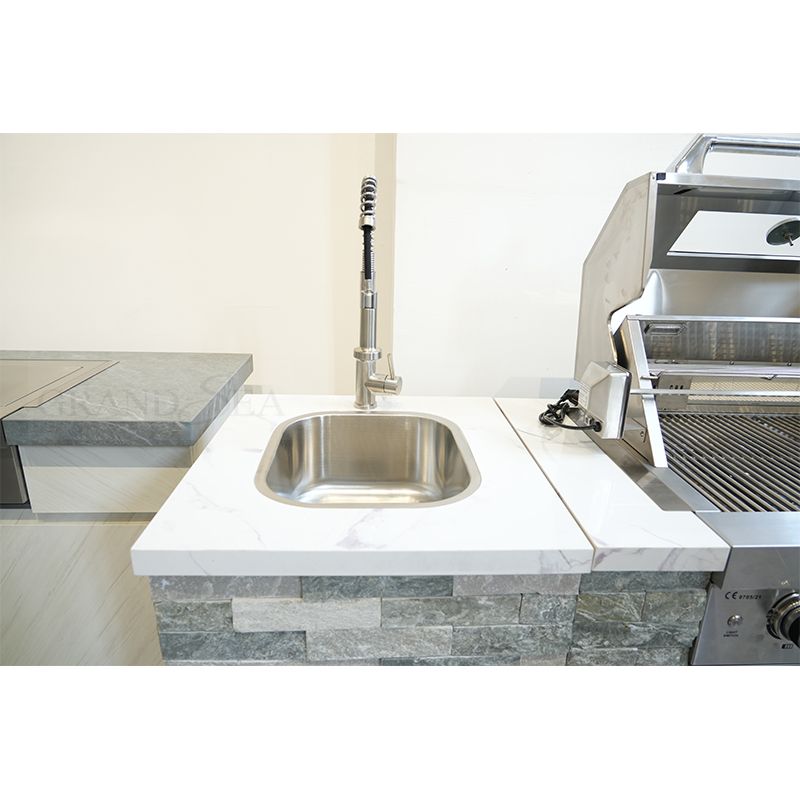 BBQ Built in Outdoor Kitchen Island Outdoor Kitchen Cabinet Grill Stone With Cover