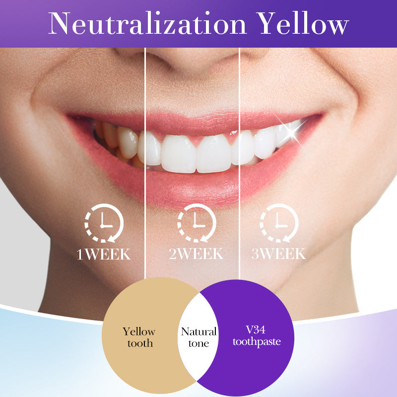 Full English V34Whitening Toothpaste SADOER Clean Tartar Brightening Toothpaste  Wholesale