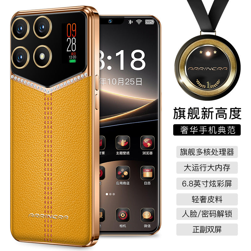 2025New U25Smartphone5G Mobile Phone6.517Inch Water Drop Screen Factory Direct Wholesale
