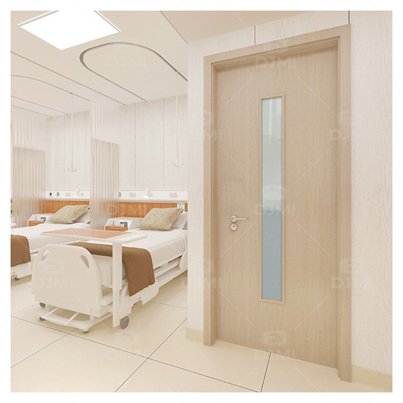 Cheap Hospital Door Types Main Gate Designs in Wood Medical Room Interior Top-selling HPL Hospital Door Wenqi Door Swing Modern