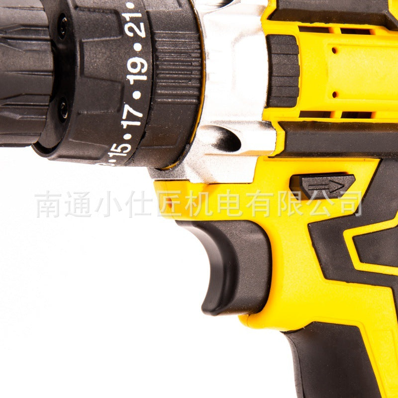 Cross-Border Dropshipping One Battery One Charger Multi-Specification Function Hand Drill Household Drilling Handheld Impact Drill Household