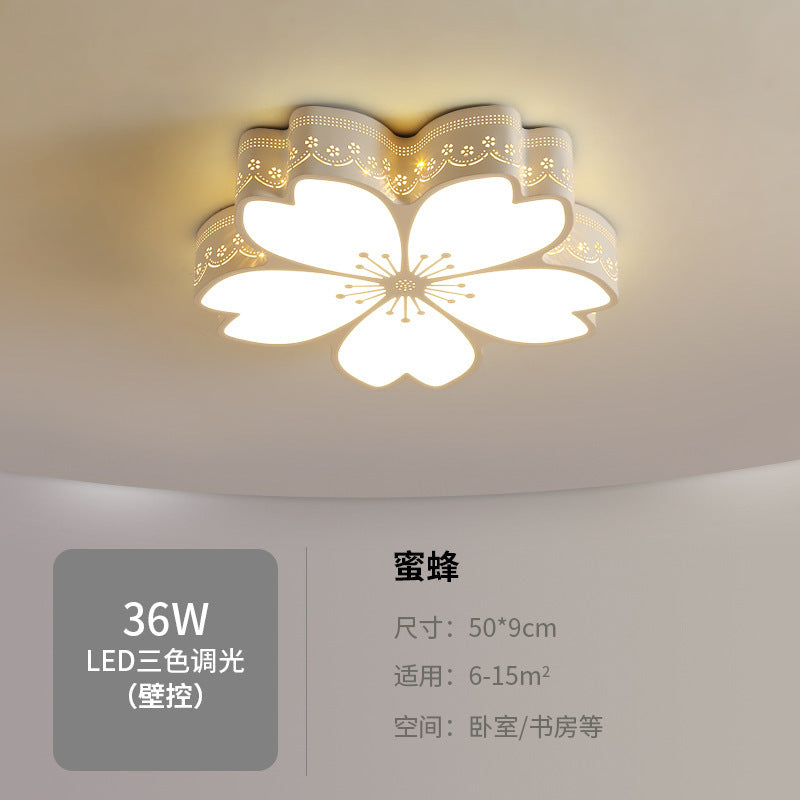 Bedroom Lamp Round Light Fixture LED Living Room Home Ceiling Light Fixture Simple Modern Cozy Romantic Creative Room Lamp