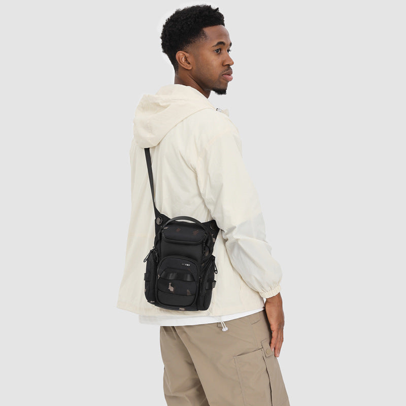 Tactical Cycling Leg Bag Motorcycle Waist Bag Men's Waterproof Multifunctional Motorcycle Crossbody Shoulder Bag Outdoor Sports Bag