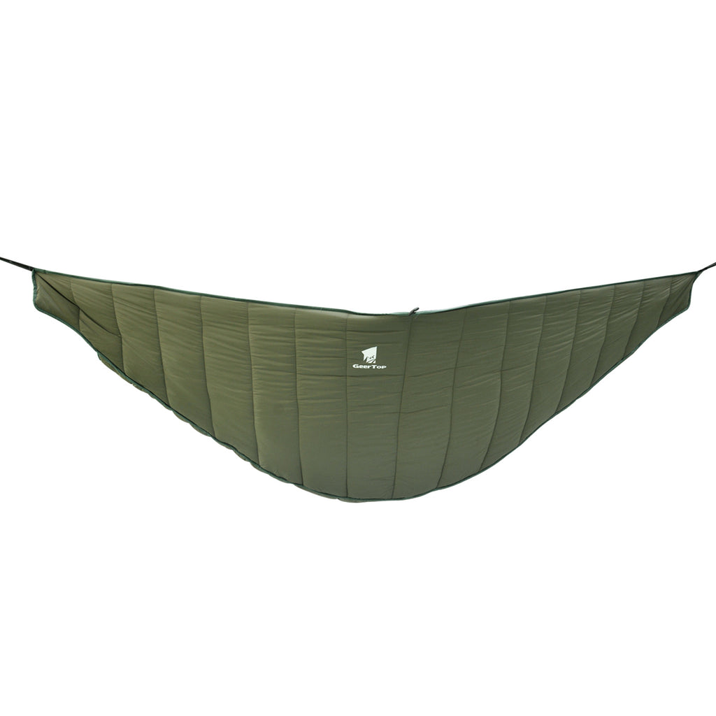 Double Sleeping Bag Hammock Outdoor Portable Camping Hanging Chair Cold-proof Lightweight Camping Warm Quilt