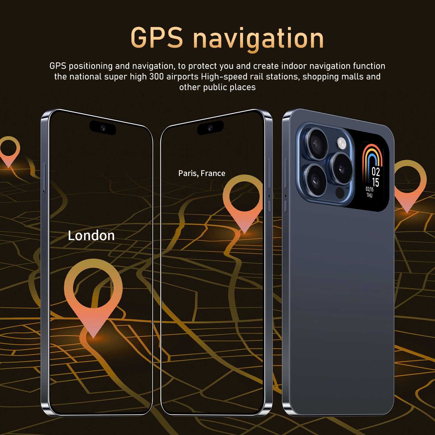 Globally Exclusive for Smartphones i16pro max Android Large Screen16+1T Source Factory(Popular)