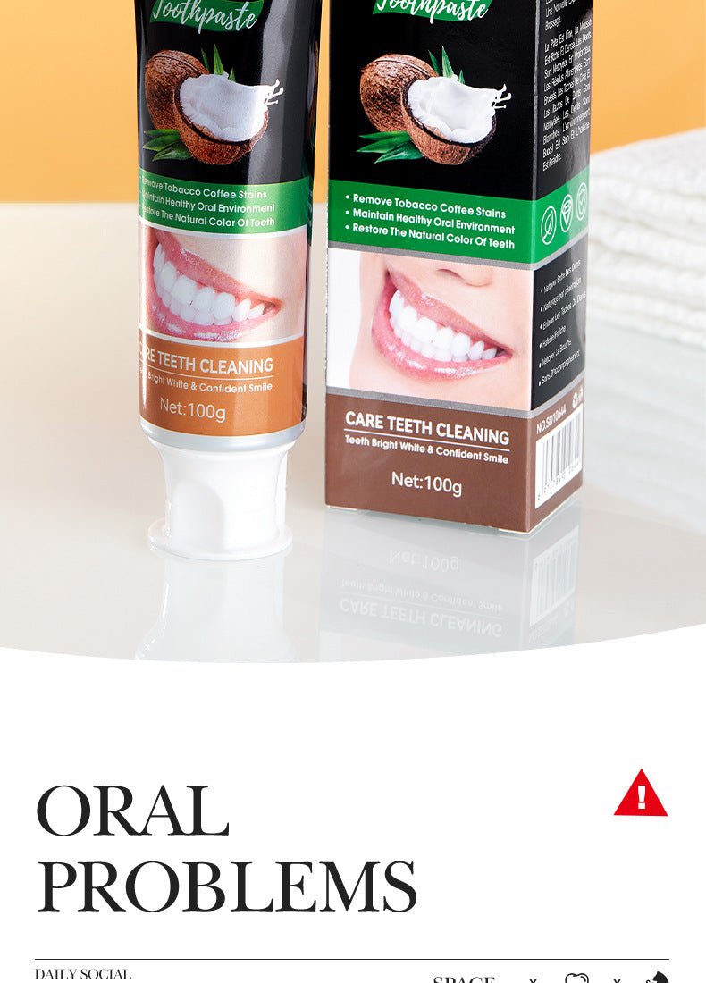 Toothpaste SADOER Vitamin C Coconut Oral Care Gum Protection  Wholesale Live Streaming