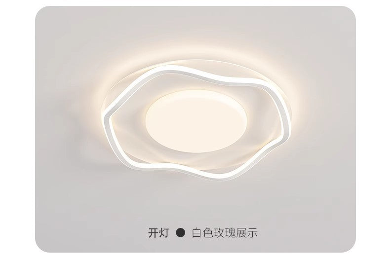 Ceiling Lamp led Lighting Package Set Modern Simple Room Bedroom Lamp Iron Art Living Room Lamp Rectangular Elegant