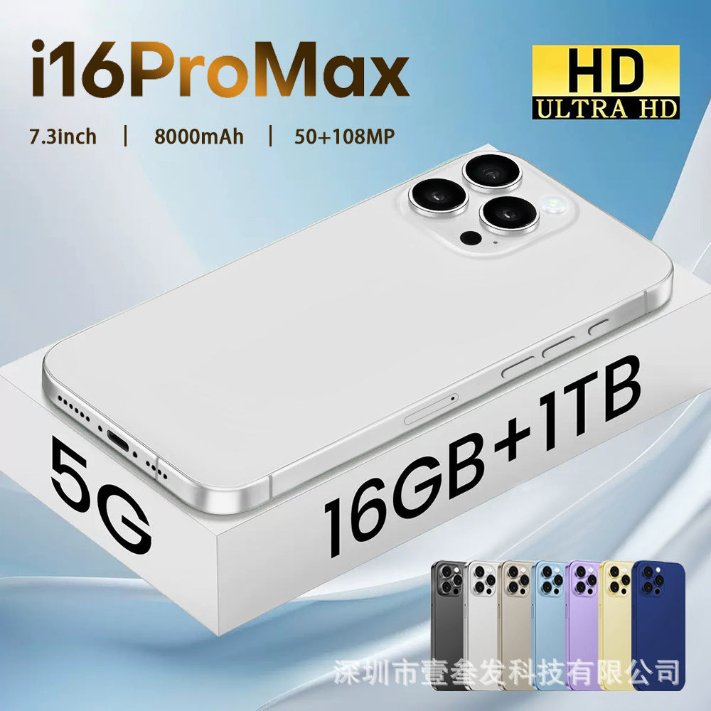 Mobile Phone TK Delivery i16ProMAX4+64Large Screen16pro New Android Phone Hot Sale List