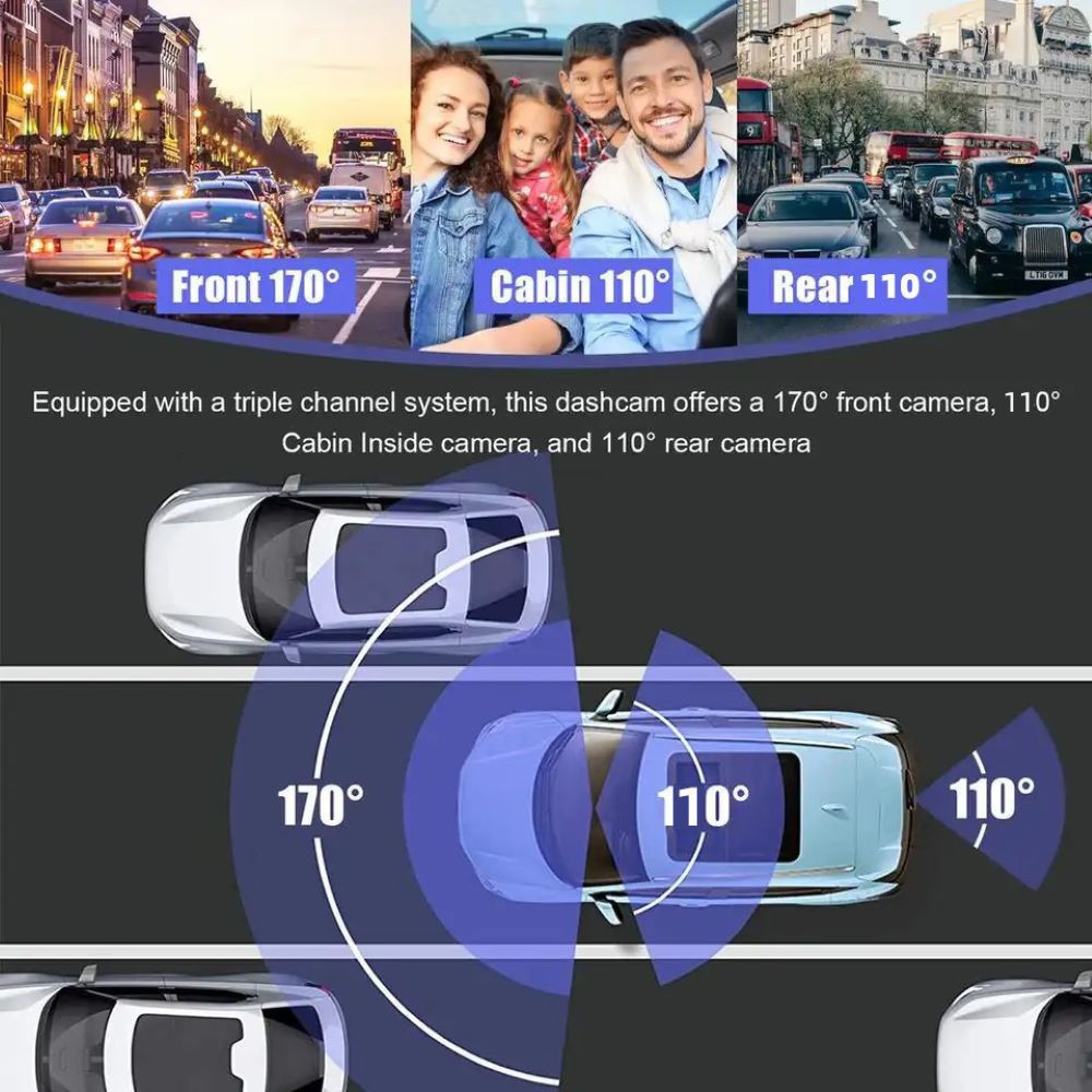 s15New3Inch Driving Recorder1080P WiFi Mobile Phone Interconnect Car Recording Reversing Image