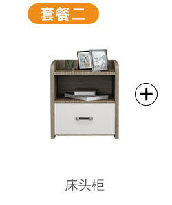 Factory Direct Supply Economical Rental Wardrobe Storage Simple Combination Two-Door Three-Door Panel Storage Apartment Wardrobe