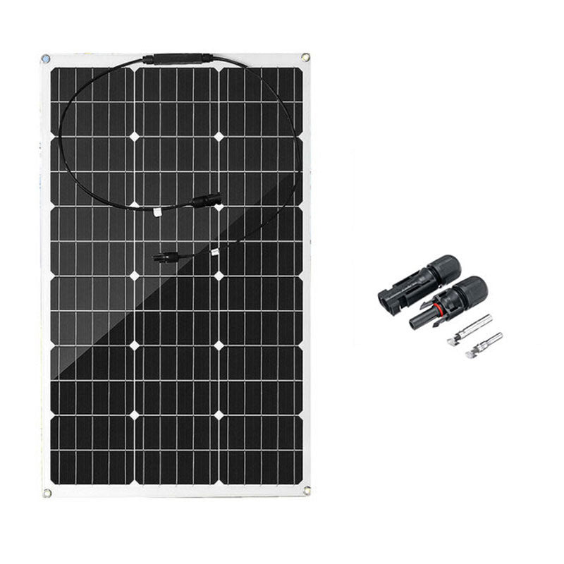 Factory Direct Solar Panel 200W 18V Flexible Emergency Charging Home/Camping Outdoor Photovoltaic Battery Panel