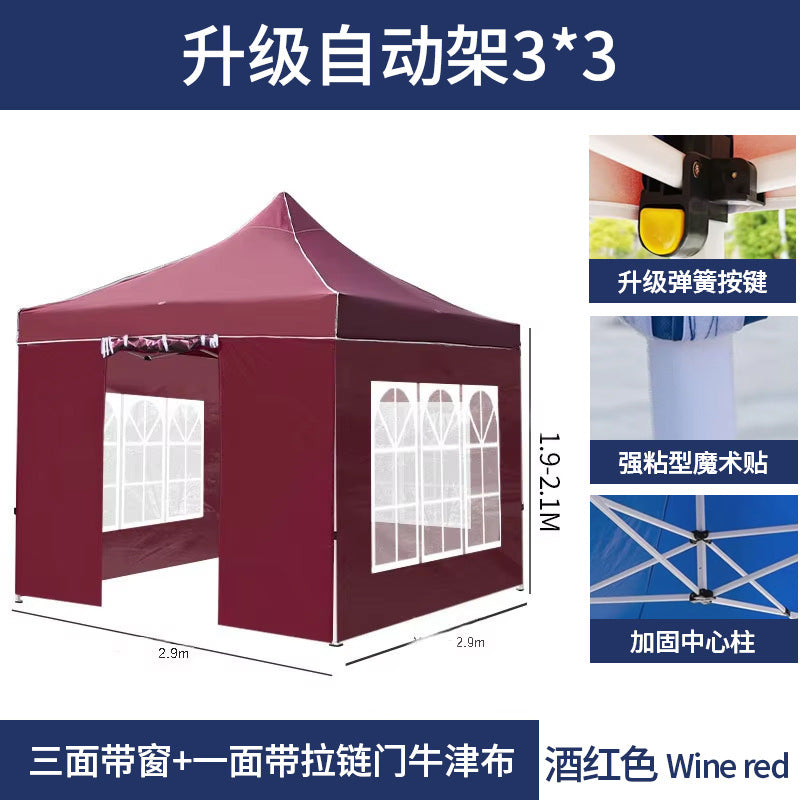 Custom  Fabric Tent Outdoor Camping Exhibition Promotion Tent Foreign Trade Folding Tent Wholesale