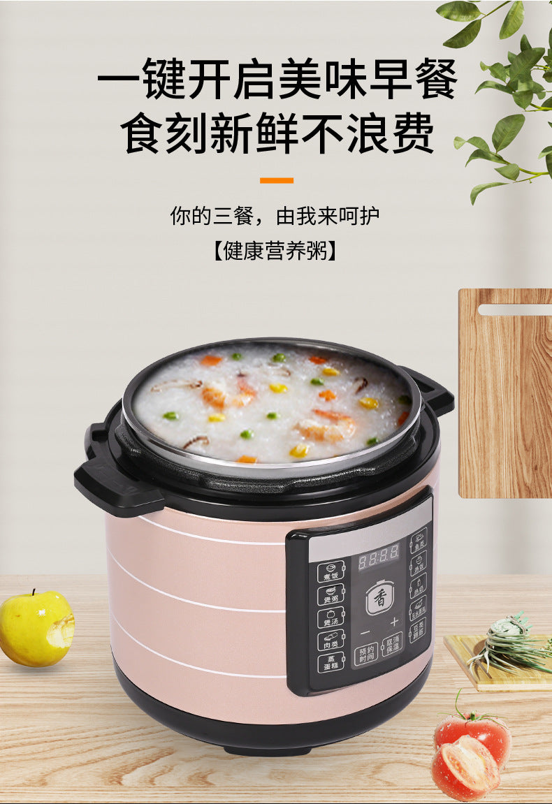 Factory  Wholesale Household5L6L Electric Pressure Cooker Multi-Function One-Key Pressure Relief Large Capacity Pressure Cooker Rice Cooker