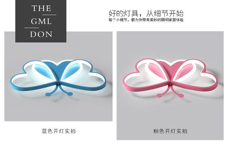 Children's Lamp Eye Protection Cartoon led Ceiling Lamp Boys Girls Kindergarten Lamp Iron Art Room Bedroom Lamp Wholesale