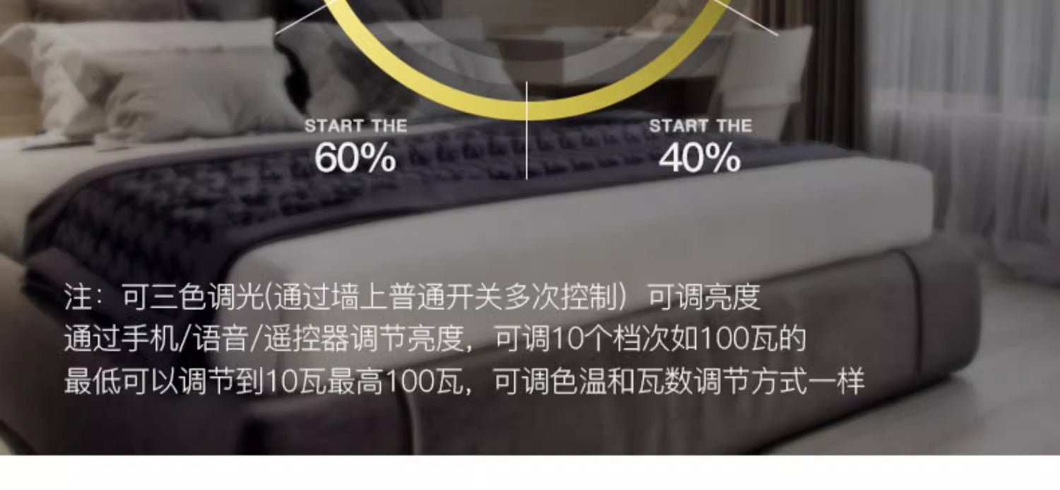 Living room lamp simple modern elegant led Starry Sky Ceiling Light Set Full House Package2025New Year's Bedroom Lamp