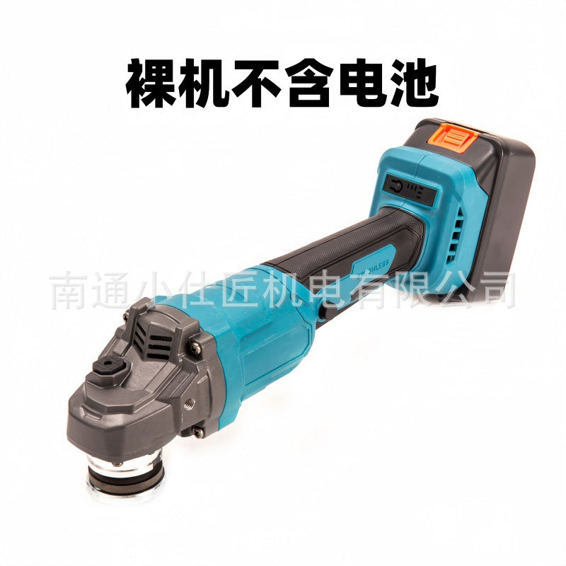 Cross-Border Dropshipping Foreign Trade AliExpress Model Brushless Lithium Battery Angle Grinder Rechargeable Handheld Household Cutting Angle Grinder