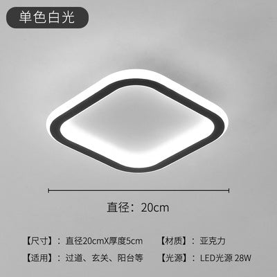 Aisle Light Entryway Hallway Light Iron Art Stair Light Cloakroom led Ceiling lamp balcony lamp Zhongshan lighting fixtures