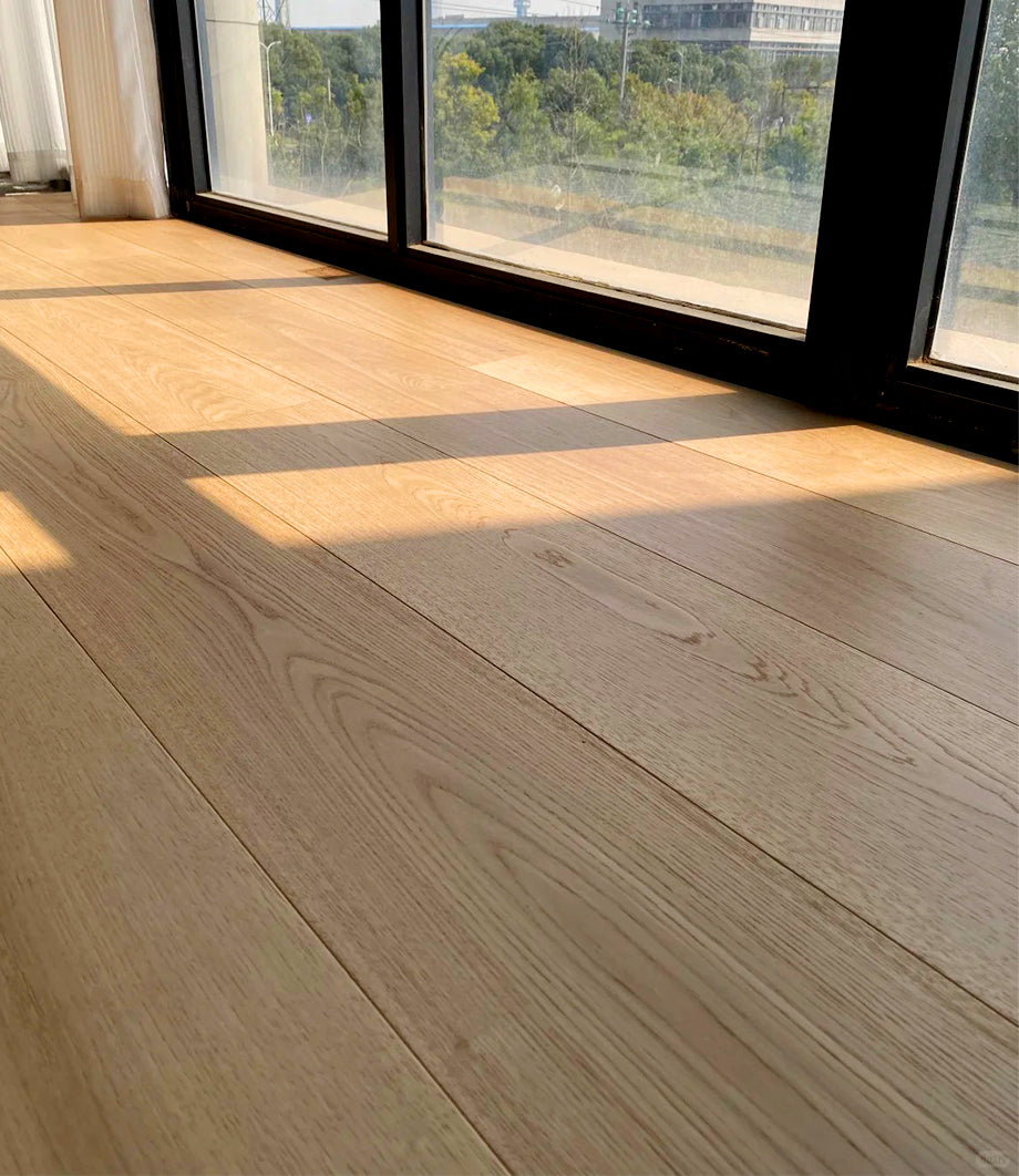 15mm Multilayer Oak Flooring | Premium Engineered Wood Floor Smooth Surface | Custom Options for Interiors Outdoor/Exterior Use