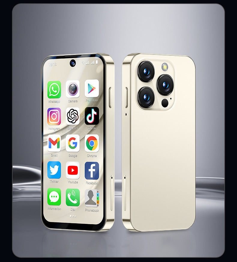 XS19pro Mini Phone Compact Quad-Core Perforated Screen3.88inch Android smartphone foreign language