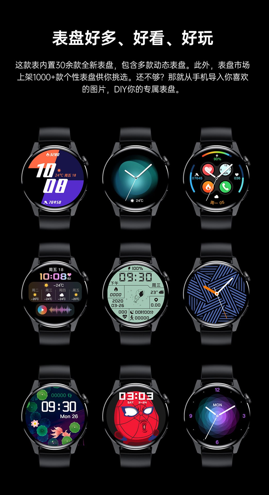 Hot-Selling Smart Watch watch3pro Bluetooth calling NFC Huaqiang North Watch smart watch