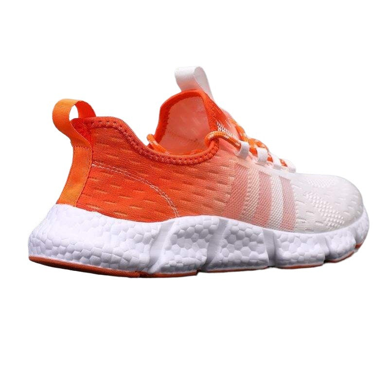 Rare Summer New Mesh Couple Men's Shoes Running Breathable Shock Absorption Popcorn Soft Sole Jogging Shoes